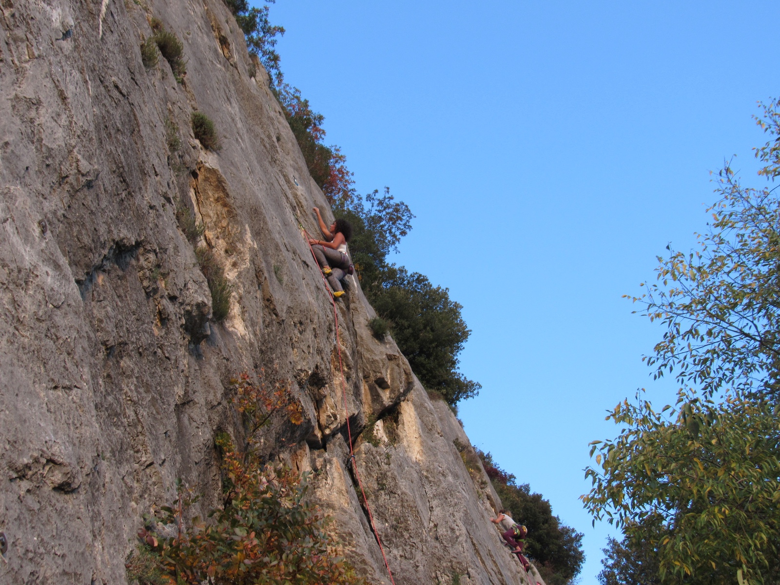 Pale: Ilaria Riccini su Delirio tremens (6b)