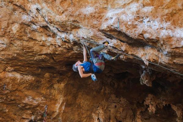 Valentina Borgognoni su La Danza dei Cavalieri (8a+)