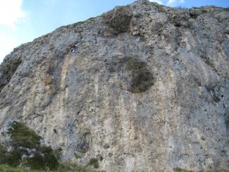 Ermanno Busetti on Vertical Smile (6a+)